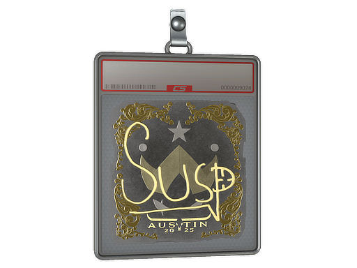 Sticker Slab | susp (Gold) | Austin 2025