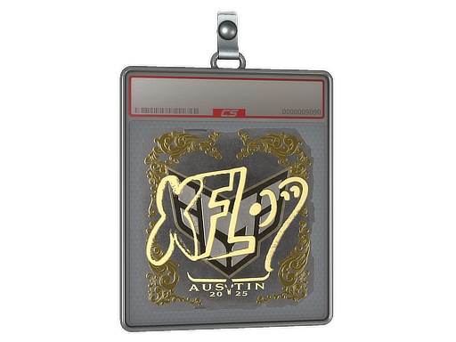 Sticker Slab | xfl0ud (Gold) | Austin 2025
