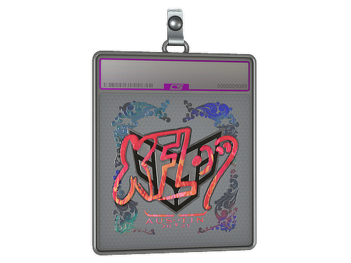 Sticker Slab | xfl0ud (Holo) | Austin 2025