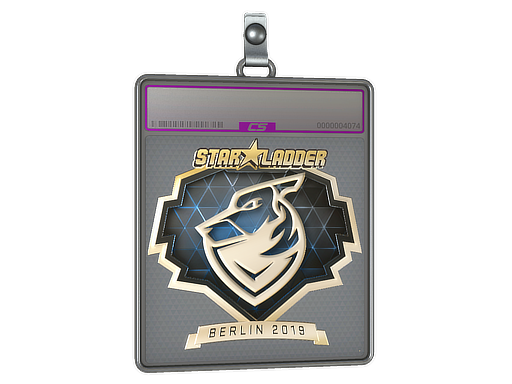 Sticker Slab | Grayhound Gaming (Gold) | Berlin 2019