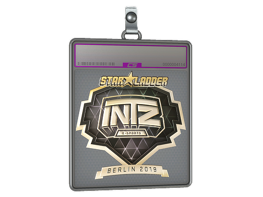 Sticker Slab | INTZ E-SPORTS CLUB (Gold) | Berlin 2019