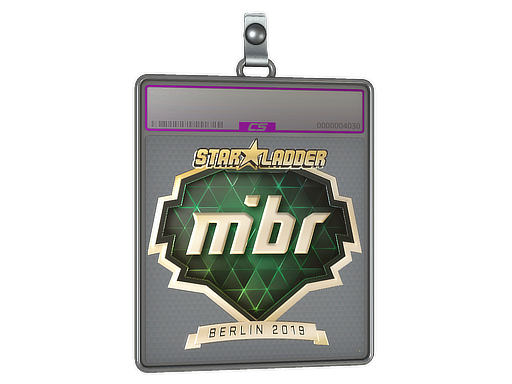 Sticker Slab | MIBR (Gold) | Berlin 2019