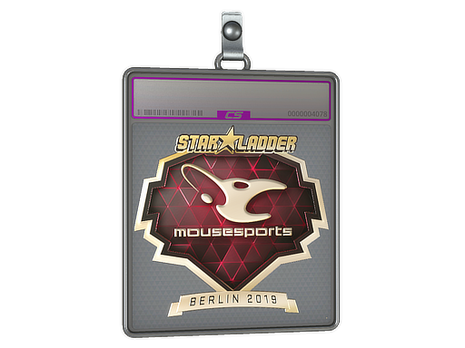 Sticker Slab | mousesports (Gold) | Berlin 2019