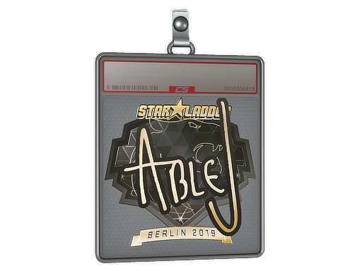 Sticker Slab | ableJ (Gold) | Berlin 2019