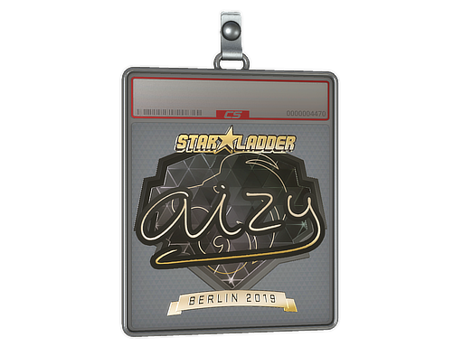 Sticker Slab | aizy (Gold) | Berlin 2019