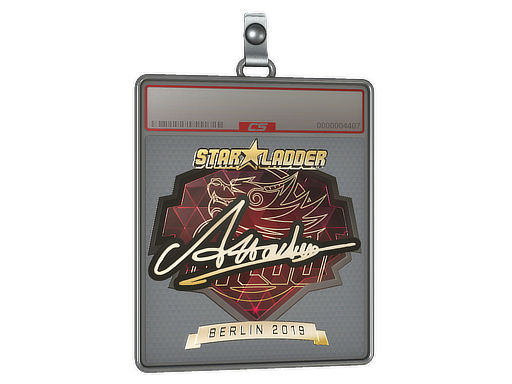 Sticker Slab | Attacker (Gold) | Berlin 2019