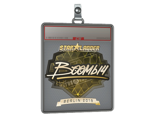 Sticker Slab | Boombl4 (Gold) | Berlin 2019