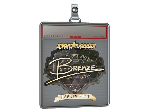 Sticker Slab | Brehze (Gold) | Berlin 2019