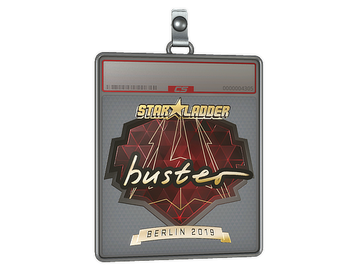 Sticker Slab | buster (Gold) | Berlin 2019