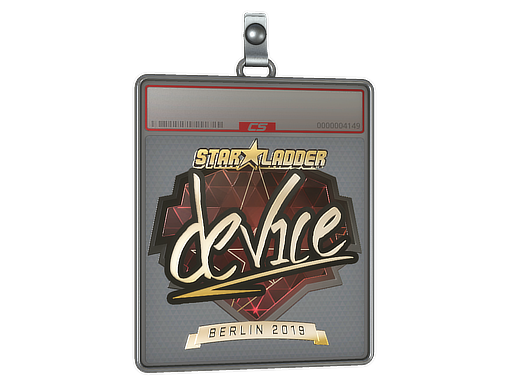 Sticker Slab | device (Gold) | Berlin 2019
