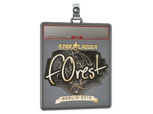 Sticker Slab | f0rest (Gold) | Berlin 2019