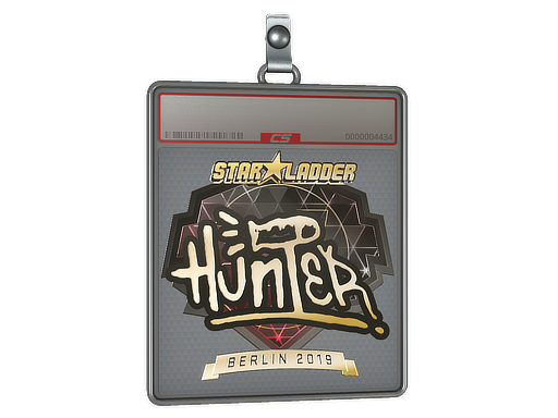 Sticker Slab | huNter- (Gold) | Berlin 2019