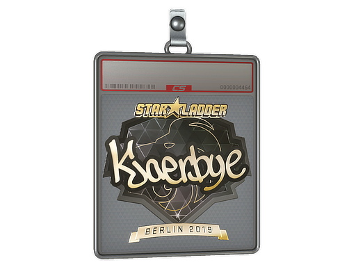 Sticker Slab | Kjaerbye (Gold) | Berlin 2019