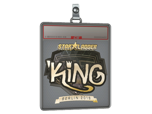 Sticker Slab | kNgV- (Gold) | Berlin 2019