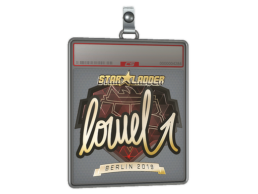 Sticker Slab | loWel (Gold) | Berlin 2019