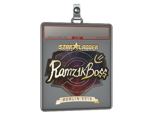 Sticker Slab | Ramz1kBO$$ (Gold) | Berlin 2019