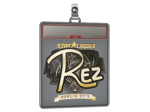 Sticker Slab | REZ (Gold) | Berlin 2019