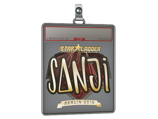 Sticker Slab | SANJI (Gold) | Berlin 2019