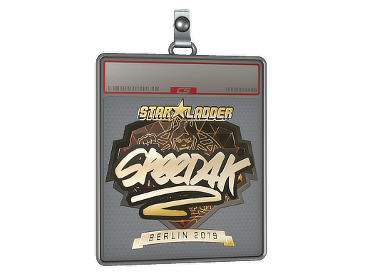 Sticker Slab | speed4k (Gold) | Berlin 2019