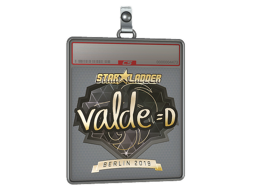 Sticker Slab | v4lde (Gold) | Berlin 2019