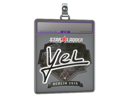 Sticker Slab | yel (Foil) | Berlin 2019