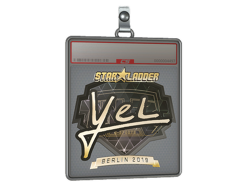 Sticker Slab | yel (Gold) | Berlin 2019
