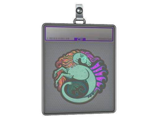 Sticker Slab | Hippocamp (Holo)