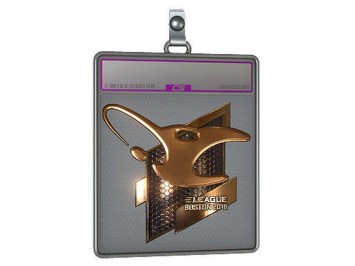 Sticker Slab | mousesports (Gold) | Boston 2018