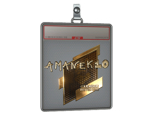 Sticker Slab | AmaNEk (Gold) | Boston 2018
