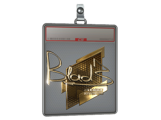 Sticker Slab | B1ad3 (Gold) | Boston 2018