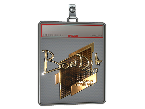 Sticker Slab | bondik (Gold) | Boston 2018