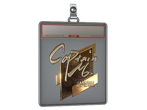 Sticker Slab | captainMo (Gold) | Boston 2018