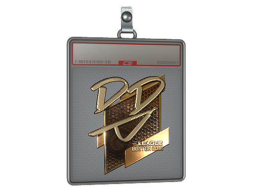 Sticker Slab | DD (Gold) | Boston 2018