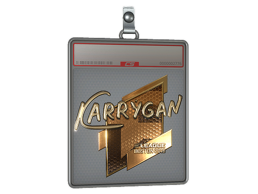 Sticker Slab | karrigan (Gold) | Boston 2018