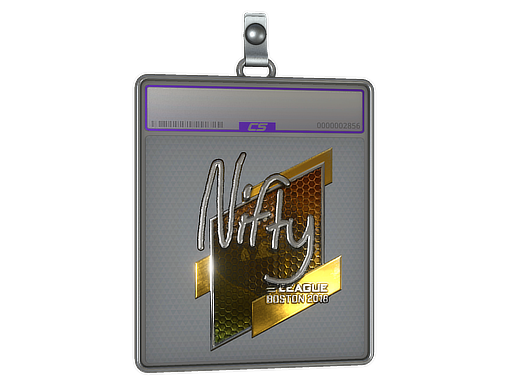 Sticker Slab | Nifty (Foil) | Boston 2018