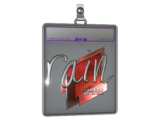 Sticker Slab | rain (Foil) | Boston 2018