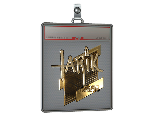 Sticker Slab | tarik (Gold) | Boston 2018