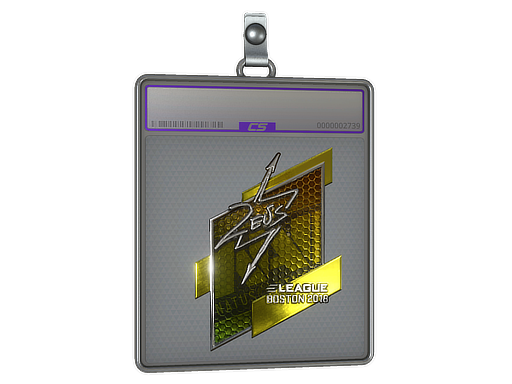 Sticker Slab | Zeus (Foil) | Boston 2018