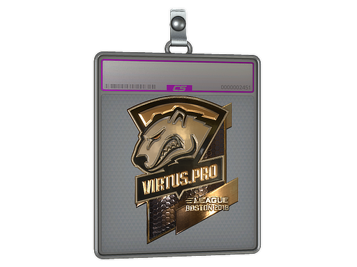 Sticker Slab | Virtus.Pro (Gold) | Boston 2018