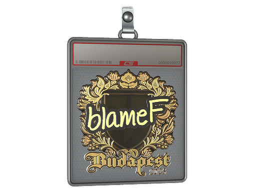 Sticker Slab | blameF (Gold) | Budapest 2025