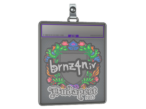 Sticker Slab | brnz4n (Embroidered) | Budapest 2025