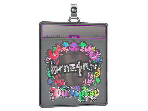Sticker Slab | brnz4n (Holo) | Budapest 2025