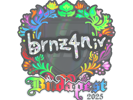 Sticker | brnz4n (Holo) | Budapest 2025