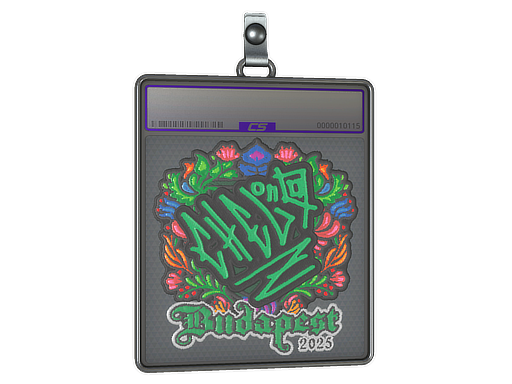 Sticker Slab | chelo (Embroidered) | Budapest 2025