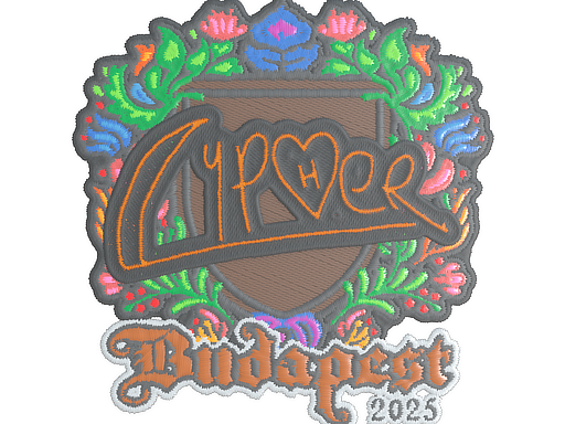 Sticker | Cypher (Embroidered) | Budapest 2025