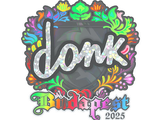 Sticker | donk (Holo) | Budapest 2025