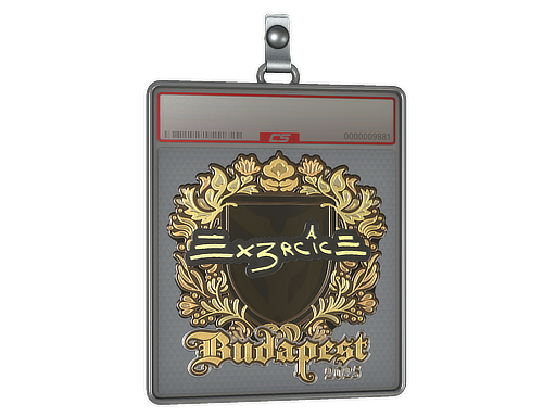 Sticker Slab | Ex3rcice (Gold) | Budapest 2025