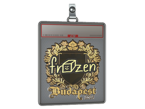 Sticker Slab | frozen (Gold) | Budapest 2025
