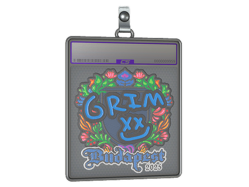 Sticker Slab | Grim (Embroidered) | Budapest 2025