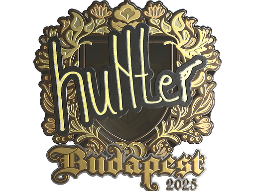 Sticker | huNter- (Gold) | Budapest 2025